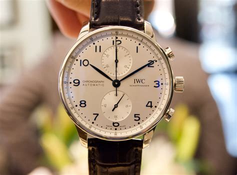 iwc homaje|iwc portugieser chronograph.